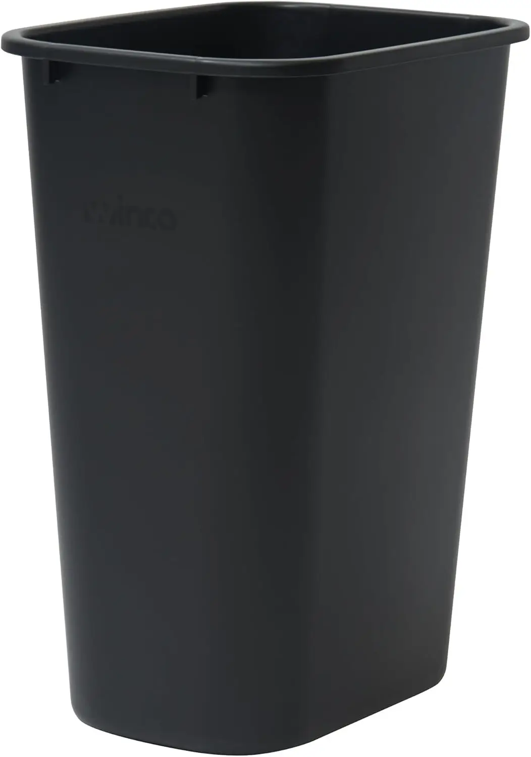 

Winco Waste Basket for Home and Office, 10 Gallon, Black
