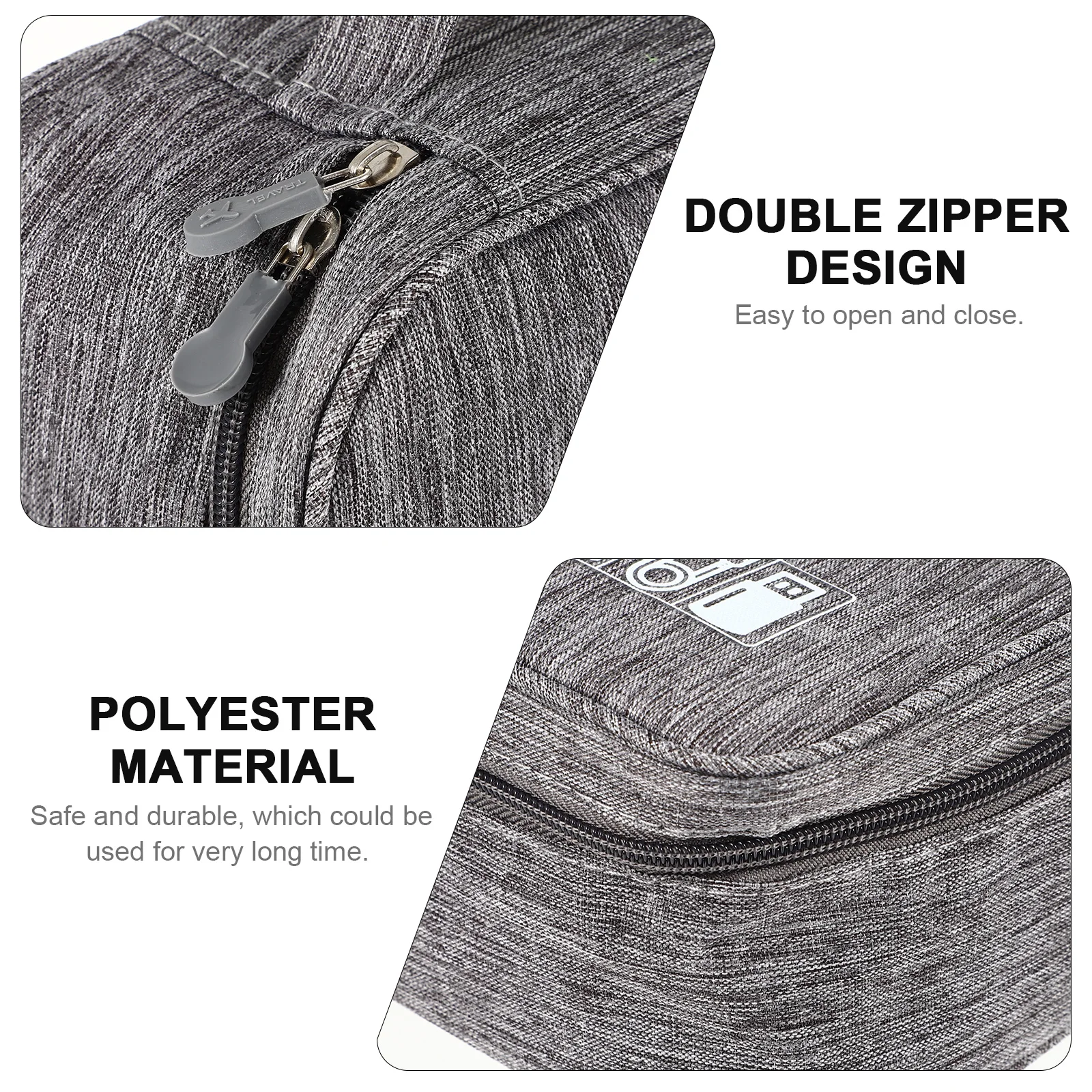 

Portable Cable Organizer Cord Storage For Earphones Data Cables Keys Compact Lightweight Durable Polyester Material Business