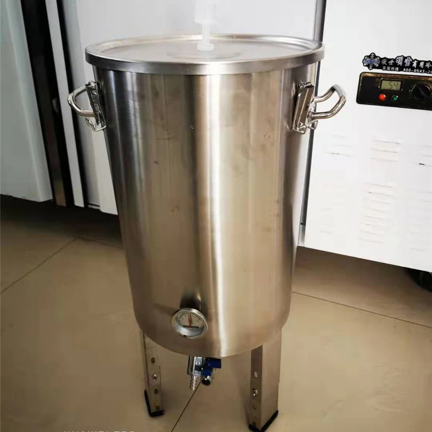 Beer Brewery Equipment 304 Stainless Steel Fermentation Barrel Home Brewed Beer Fermentation Equipment Sealed Barrels Fermenter