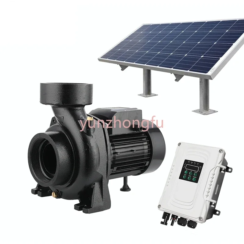 1500w 2HP Dc Solar Powered Surface Booster Water Pump for Irrigation 110V 55m3    River with BLDC Copper Wire Motor