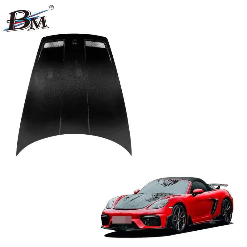 

2019 + автомобильные аксессуары, сухое углеродное волокно GT3, передний капот двигателя для Porsche 911 992 Carrera CarreraS, передний капот