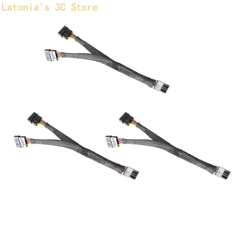 

X3UB 8PIN Double 4PIN Servers Power Converters Cable Защитный адаптер для TS540 TD340