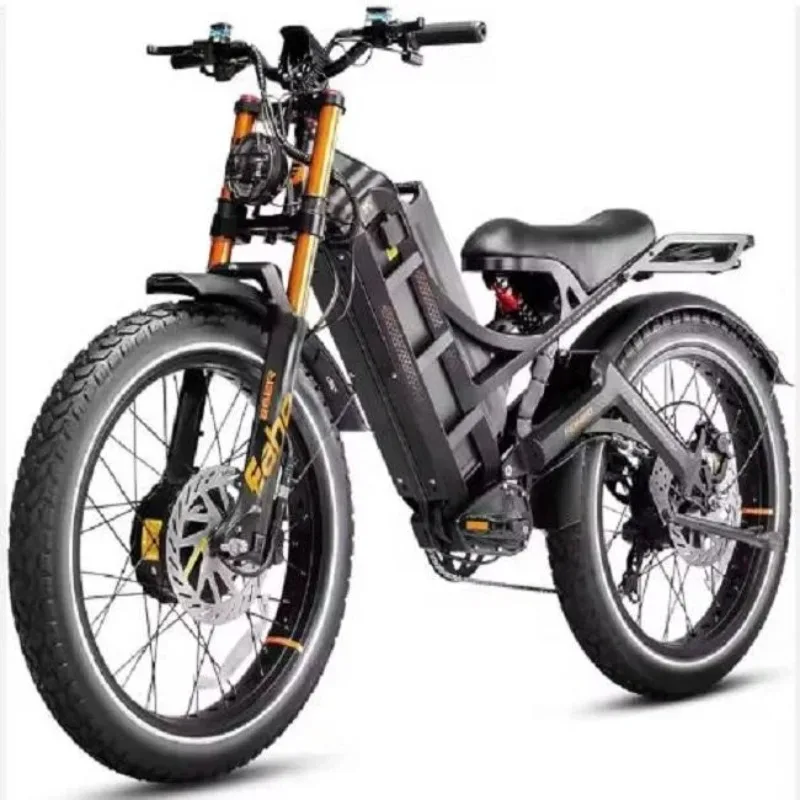 

Электрический велосипед 2025 E RIDE PRO-SS 3.0 5000 Вт для взрослых — 50 миль в час, 60 В, 80 Ач, двухмоторный внедорожный велосипед