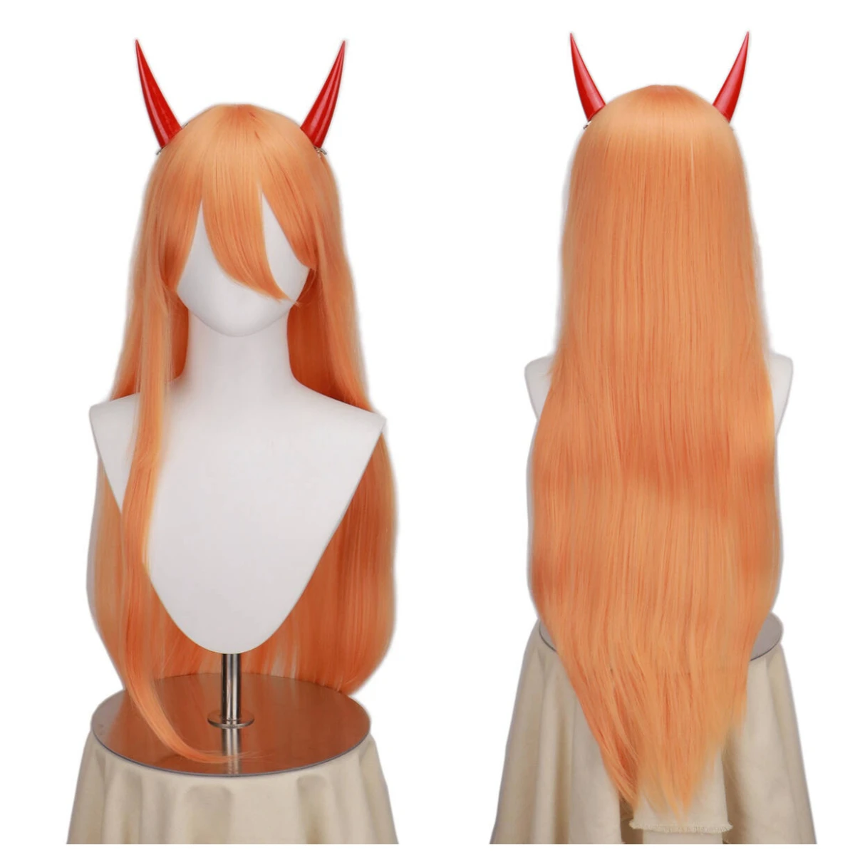 Perruque synthétique longue or - Anime Cosplay Orange Hair avis et prix