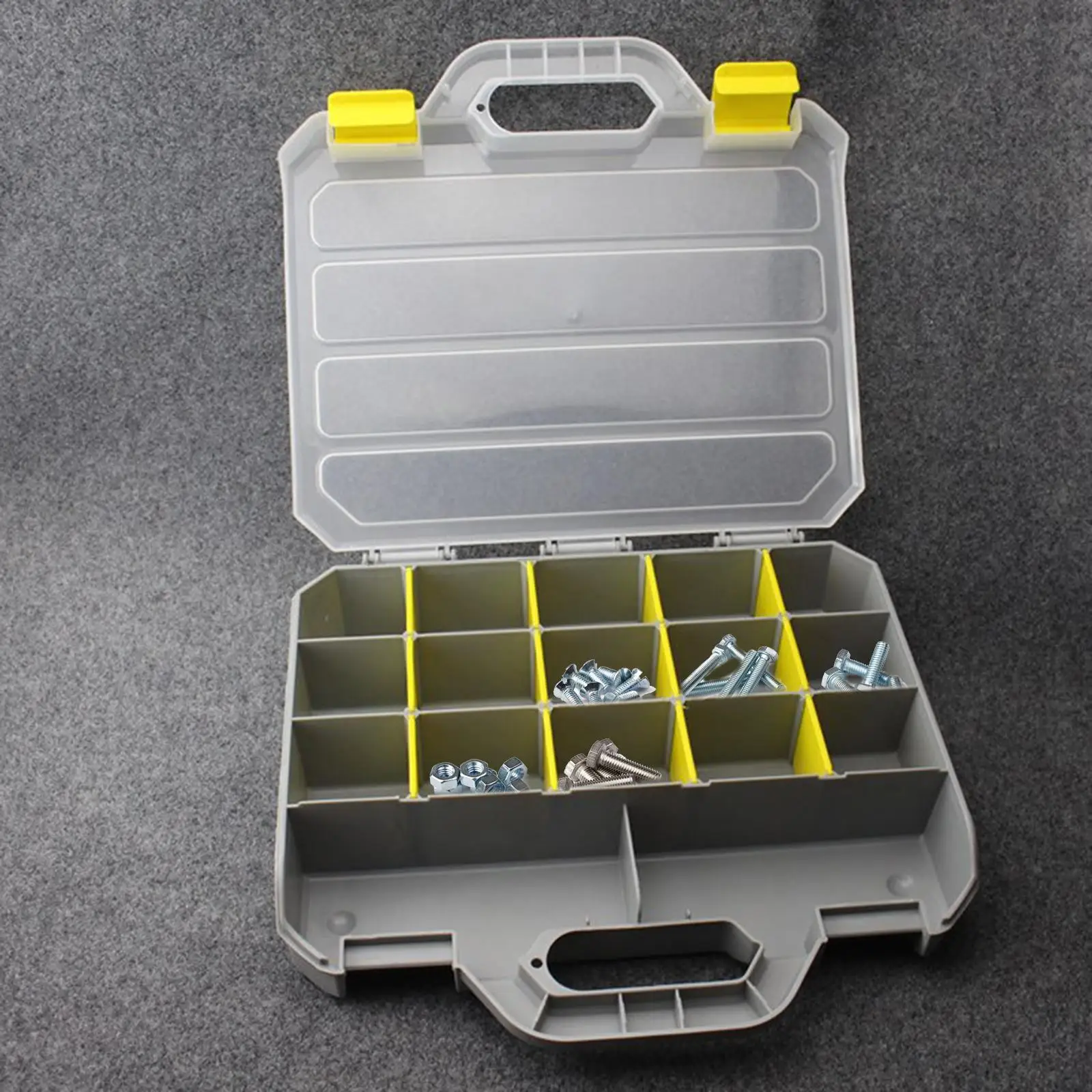 Small Parts Organizer Versatile Hardware Organizer Box for Bolts Nails Nuts