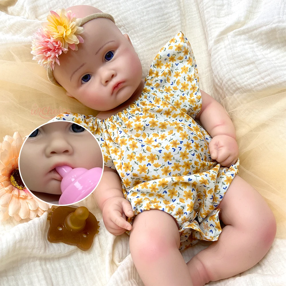 Reborn Baby Doll Silicone Realistic - 18-дюймовая кукла-реборн из силикона с реалистичной