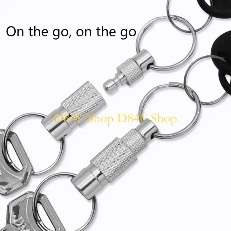 

D84F Quick Release Checkains Съемный разрыв на лицевой коречасти для клавишной цепочки для рюкзаков для рюкзаков на открытом