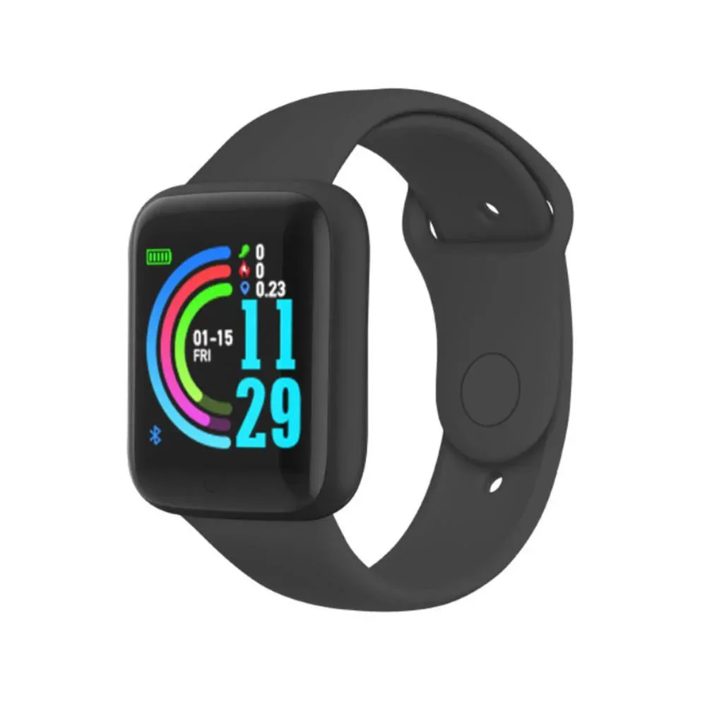 unisex Smart Digital Watch With Connected Watch Child Step Count Heart Rate Monitoring Bluetooth Wirstwatch for Men Women