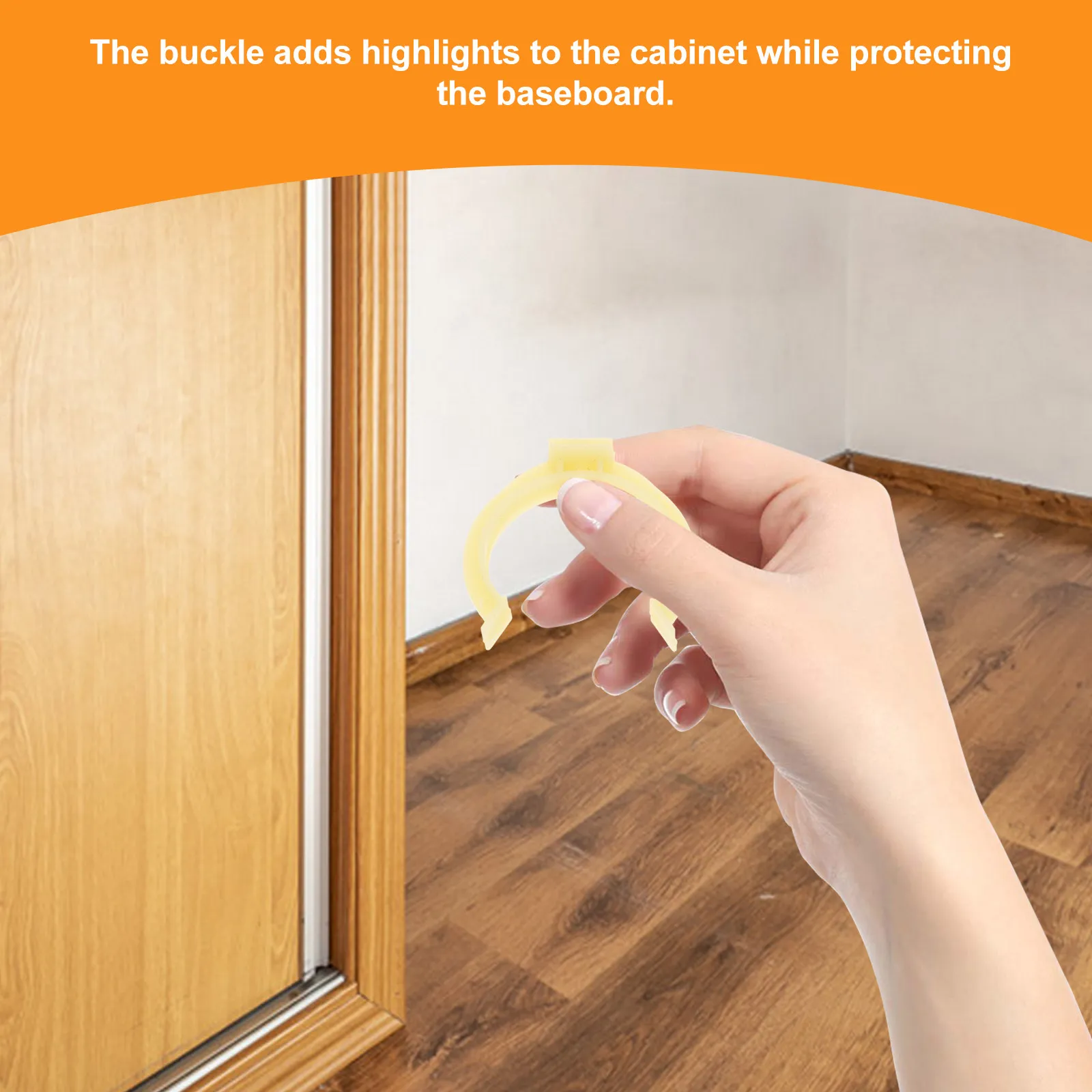 20pcs Kitchen Cabinet Leveling Clips – Reusable Plinth Leg, Toe Kick Board Clamps for Floor Protection