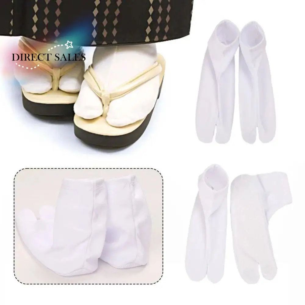

Fashion Embroidery Flower Two Toed Socks Japanese Style Mid-calf Split Toe Sock Women Hosiery Short Tube Socks Summer