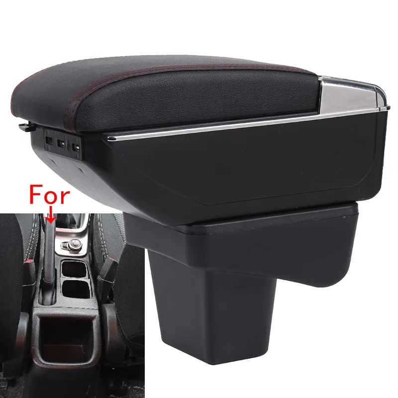 

For Suzuki Vitara Armrest Box Central Store Content Storage Arm Rest Car Modification Accessories Interior Retractable Leathe