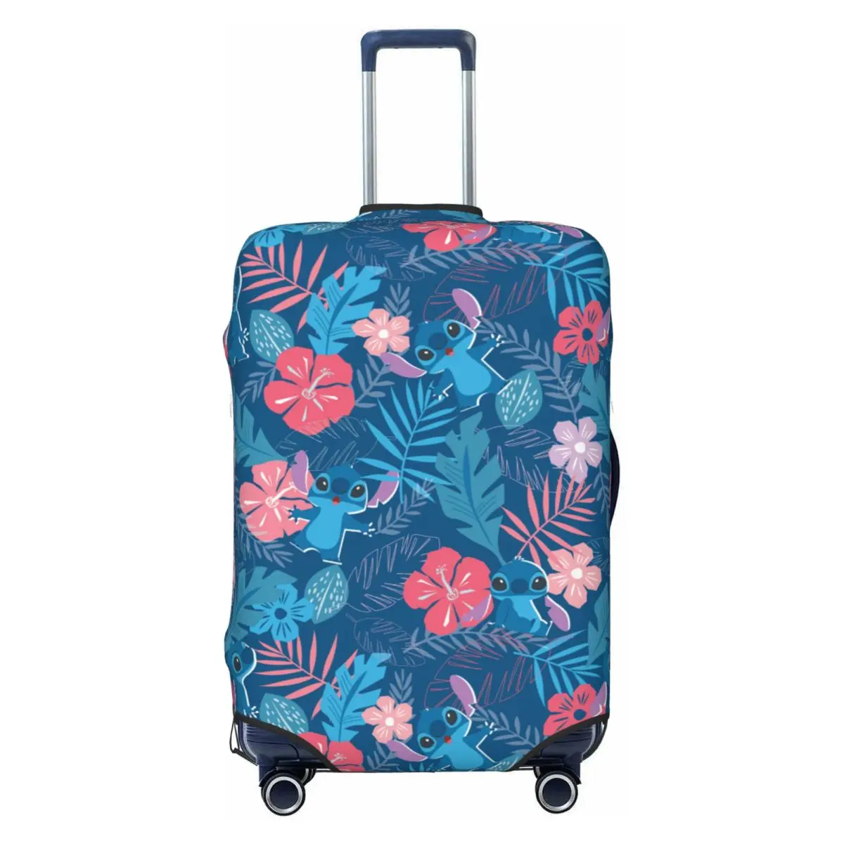 

Забавный чехол для чемодана с персонажем Стич из аниме, моющийся, для путешествий