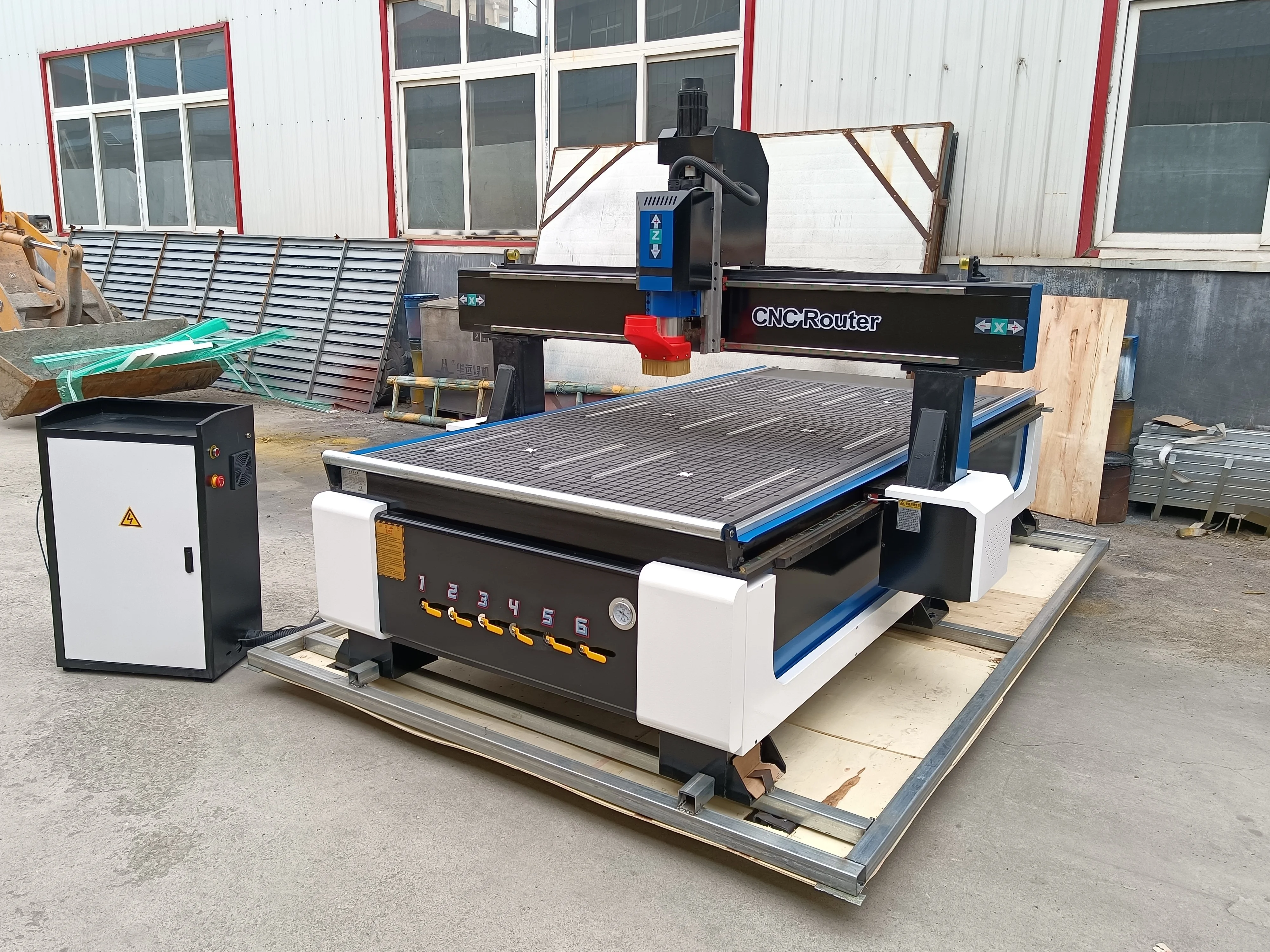 Customized type Small Business Large Size Wood Working Carving Machine 1325 3d CNC Router With 4 Axis 1325BR 4 Axis CNC Router