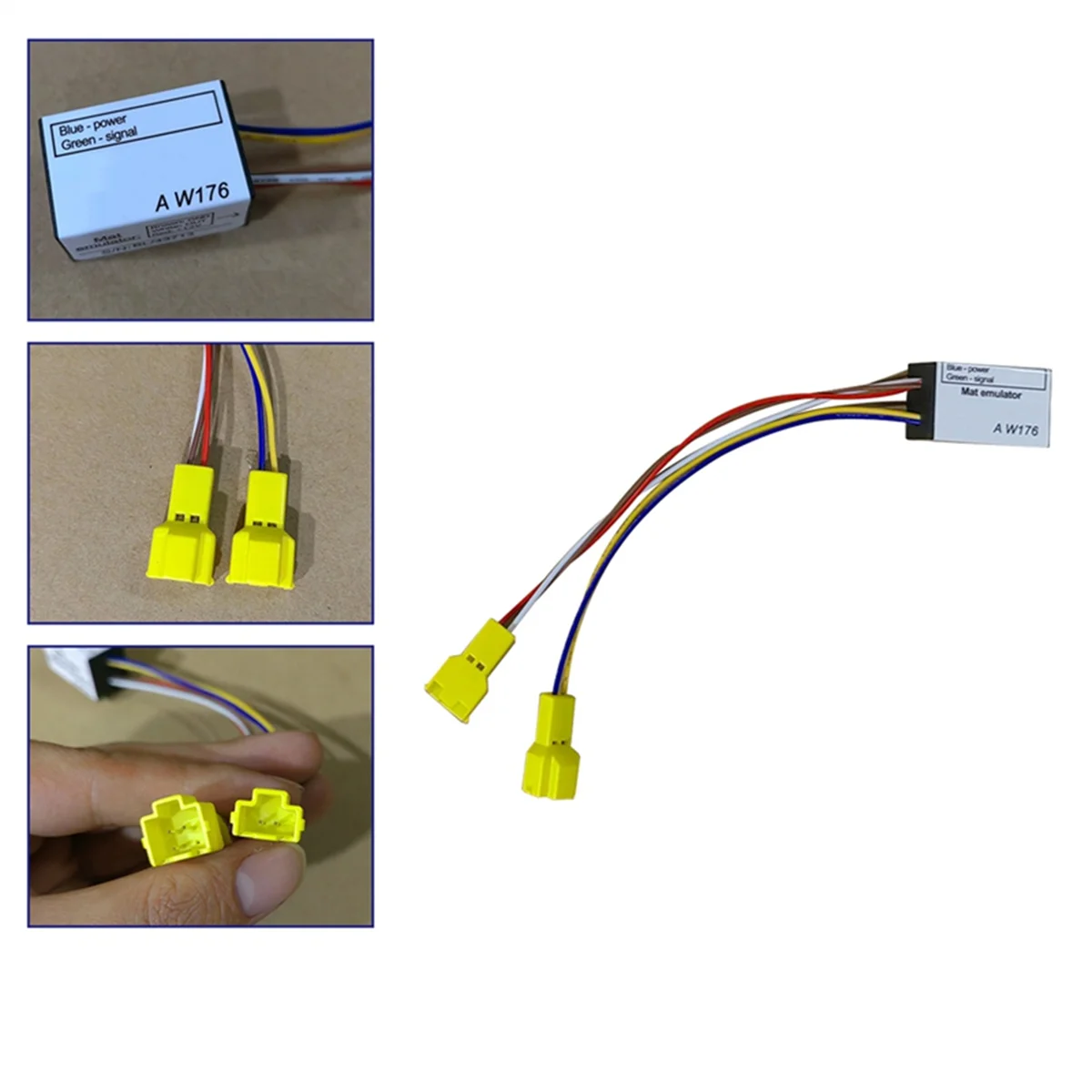 Car Seat Occupancy Mat Sensor Emulator Bypass for Mercedes-Benz A B-Class W176 W246 2011-2018 Seat SRS Emulator