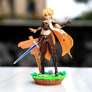20cm Figur Permainan Anime Lumine Figur Genshin Figurine Barbara Aether Model Koleksi Boneka Mainan Hadiah Figur Aksi Kotak PVC 6 lumine penjualan terbaik genshin impact - №