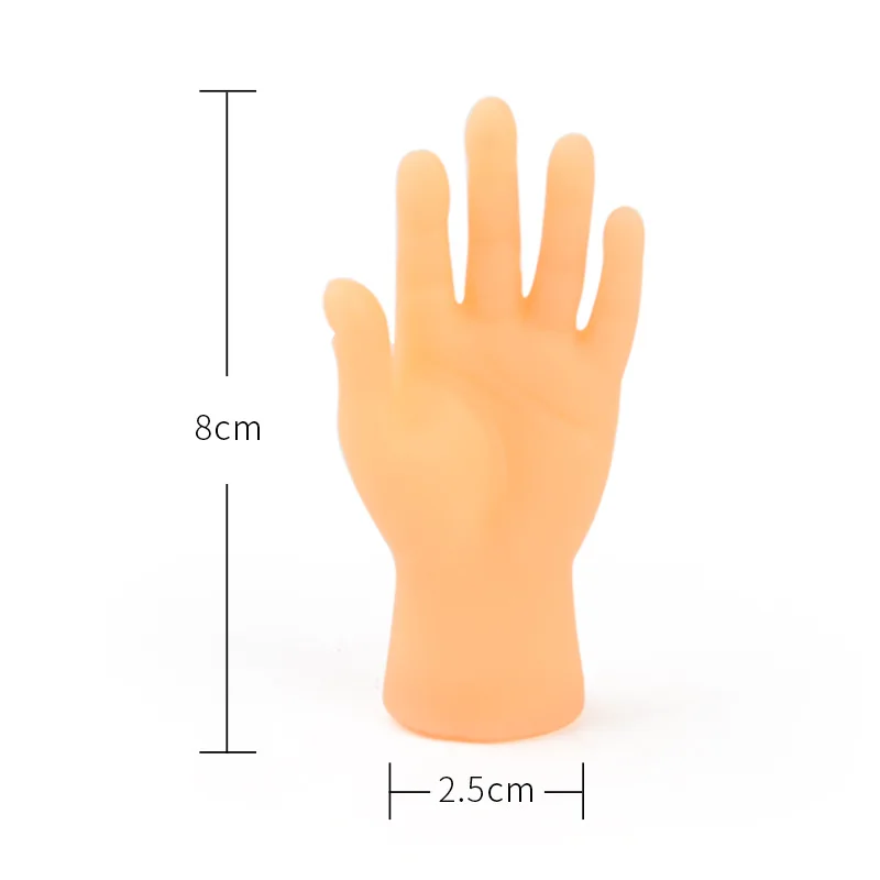 Funny Palm-shaped Mini Hand Creative Finger Set Small Hand Teasing Kitten Cat Massager Beauty Stroking Gloves Pet Supplies