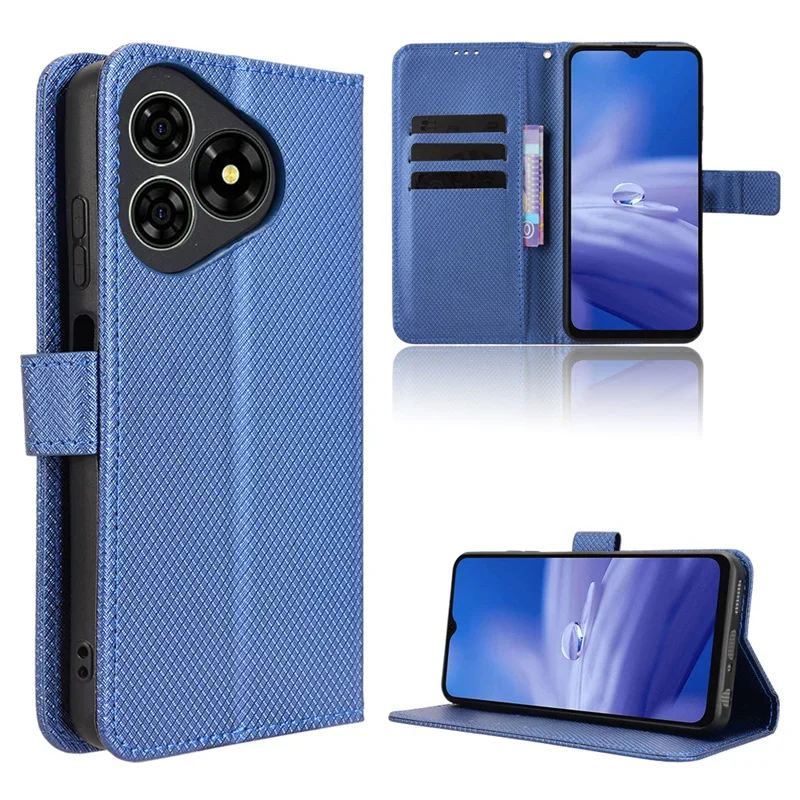 

For Ulefone Note 19 Flip Luxury Diamond Pattern Skin PU Leather Wallet Stand Case For Ulefone Note 19 Phone Bags