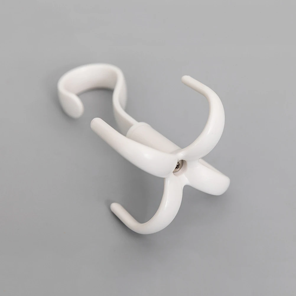 

3Pcs Rotating Hanger Hook 360 Degree Four Hooks Creative Closet Organizer for Tie Scarves Belts Bags Accessories Hanging Rack