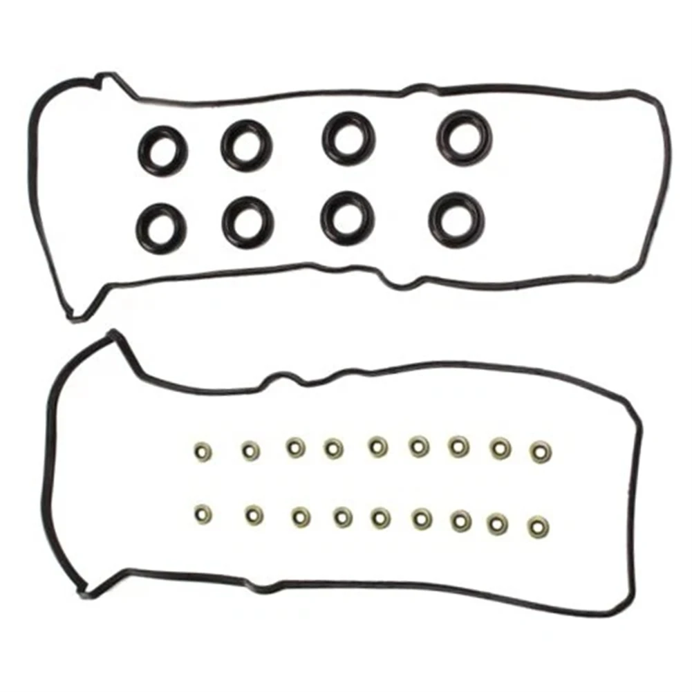 Valve Cover Gasket Set with 8 Spark Tube Seals and 18 Grommets for Toyota For Lexus V8 1UZFE 2UZFE 3UZFE Engines