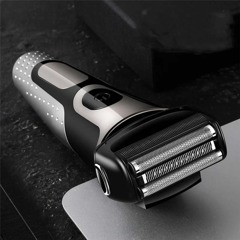 

Поршневая бритва с зарядкой через USB, машинка для стрижки волос, мужской триммер для бороды