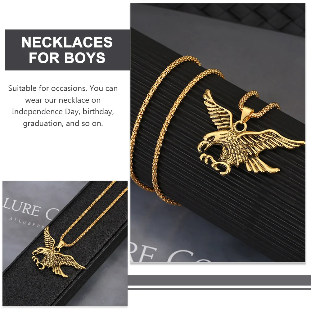 Stainless Necklace Theme Party Mens Chains Pendant Club for Jewelry Alloy Boys Lightweight