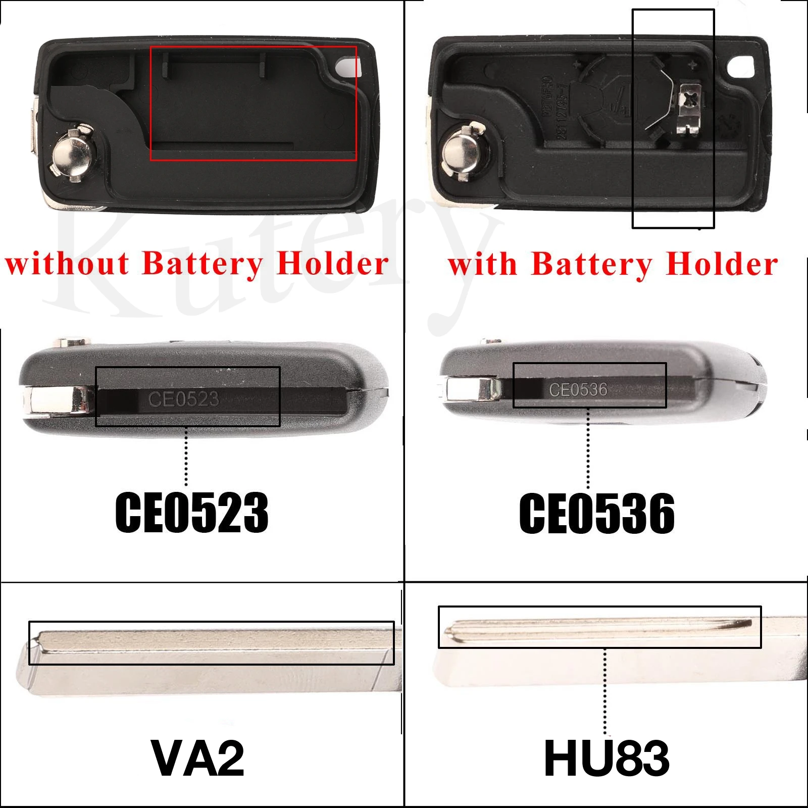 Jingyuqin 2/3 przycisk Upgrade Filp obudowa pilota z kluczykiem samochodowym etui CE0523 CE0536 dla Peugeot 107 207 307 407 306 308 408 4008 3008