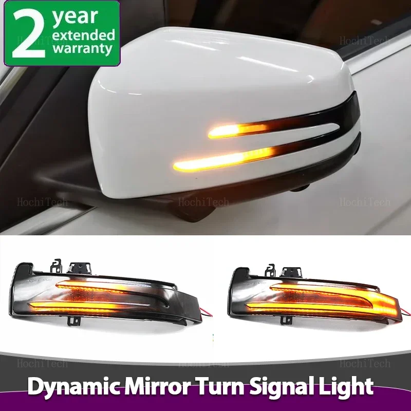 

2pcs LED Side Mirror Dynamic Turn Signal Sequential Light For Mercedes Benz W204 CLA A B C E S GLA GLK CLS Class W176 W212