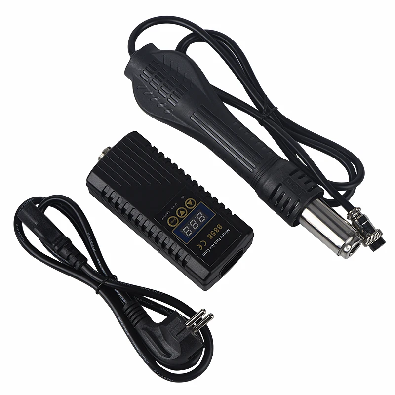 Imagem -05 - Jcd-pistola de ar Quente para Smd Smt Soldadura Reparação 750w 8858a Bga Micro Retrabalho Estação de Solda Cabelo Secador 220v 110v Cabelo Secador