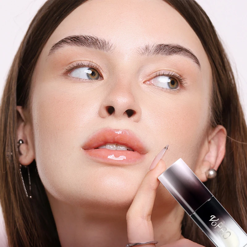 Óleo de essência de brilho labial hidratante - vitamina E, bálsamo labial hidratante e nutritivo, lábios hidratados macios de longa duração, não gordurosos e macios