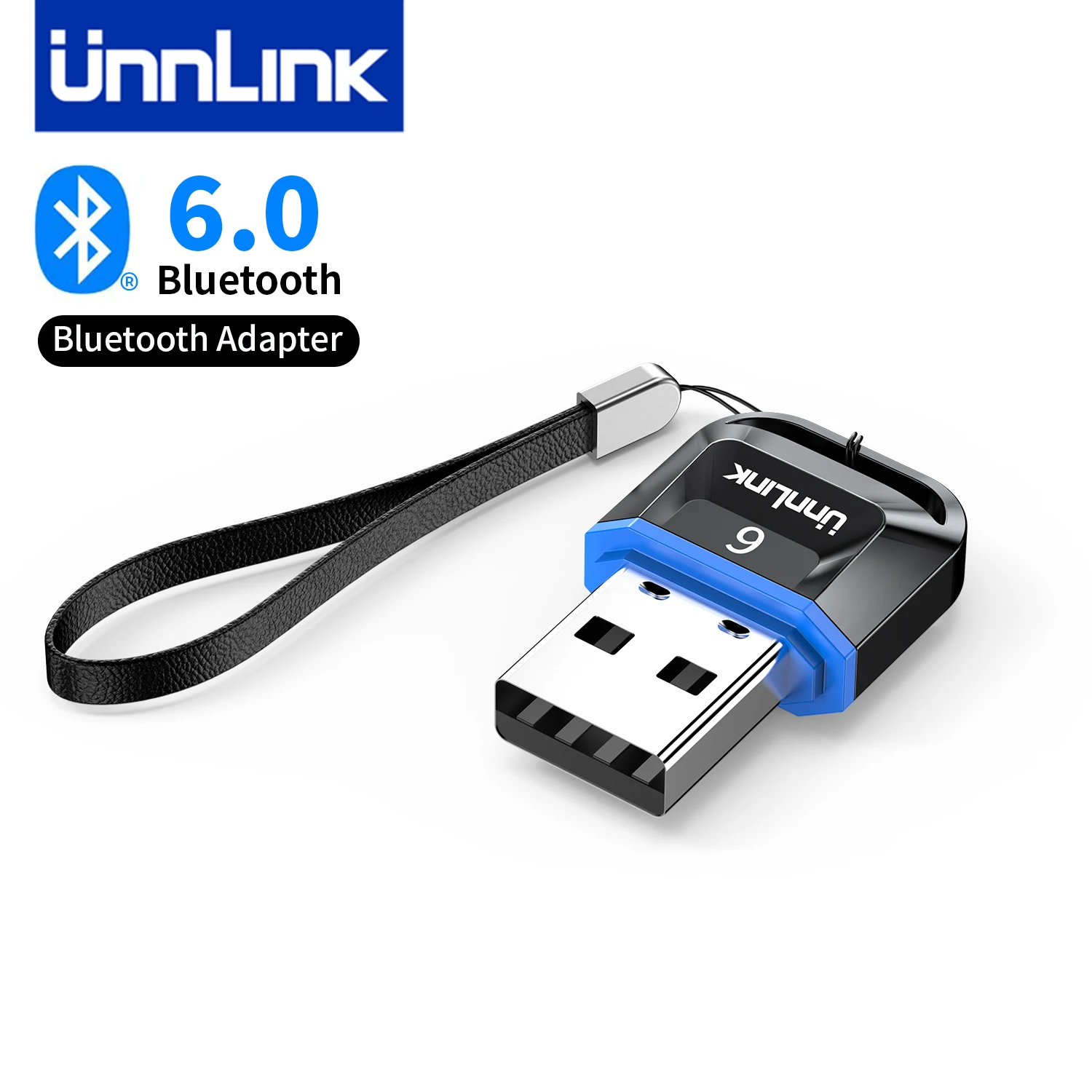 

Unnlink Bluetooth-адаптер USB Bluetooth 6.0 5,4 для ПК Dongle Беспроводная мышь Keyborad Музыкальный аудиоприемник USB-передатчик
