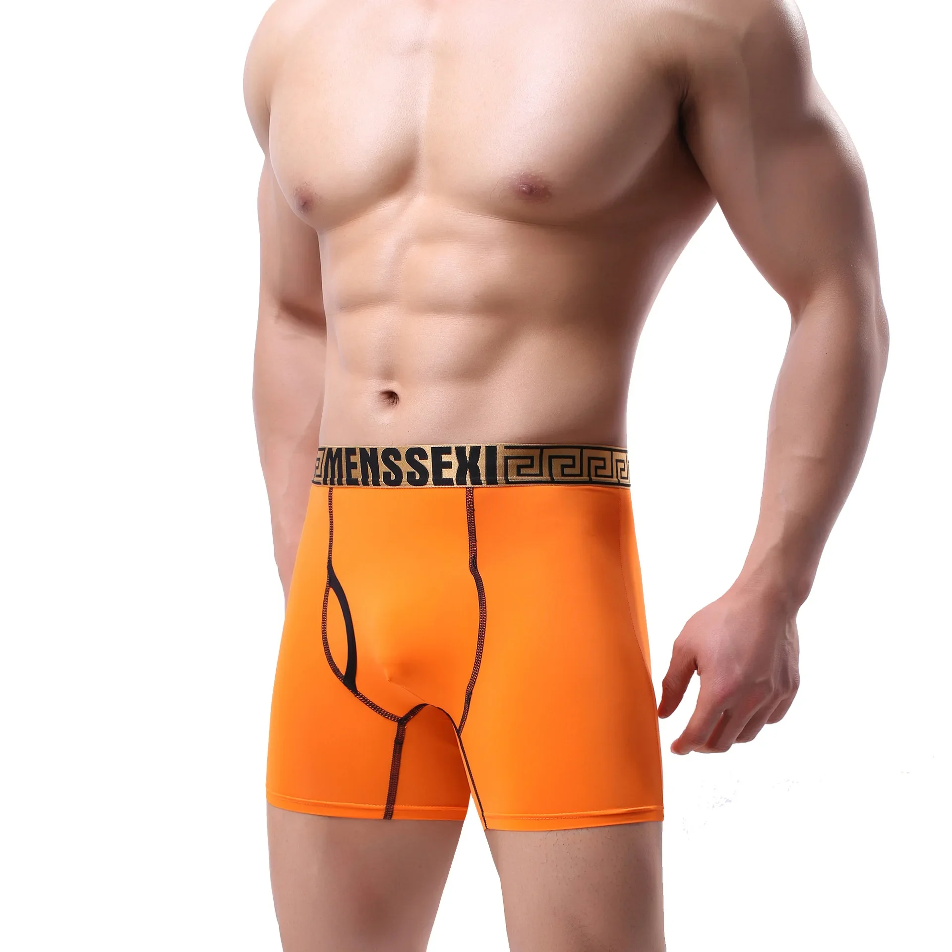 

Sexy ice silk boxer briefs men's sports briefs boxer briefs