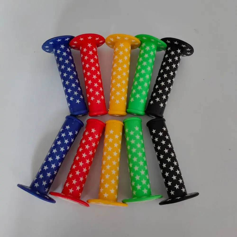 1 para akcesoriów rowerowych gumowe chwyty na kierownicę rowerową 5 kolorów antypoślizgowy uchwyt części rowerowe — zdjęcie 7
