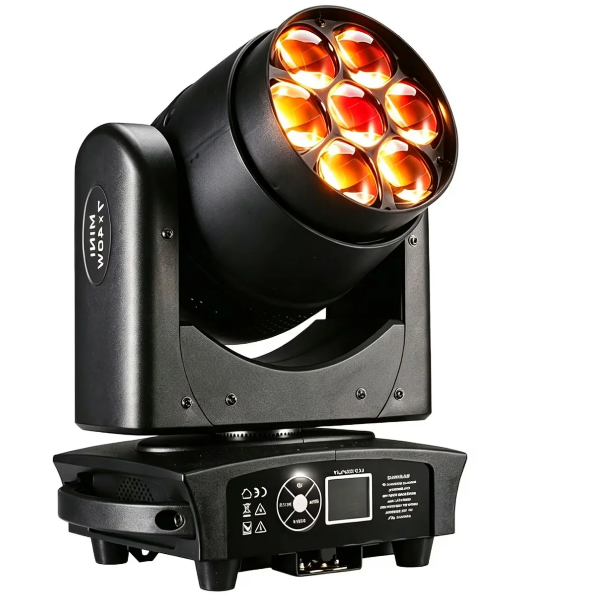 Image of 2-8 Stück 7x40W 4-in-1 RGBW Bee Eye LED Beam + Wash Zoom Moving Head DMX für Nachtclub, DJ, Disco, Party, Bar, Bühnenbeleuchtung