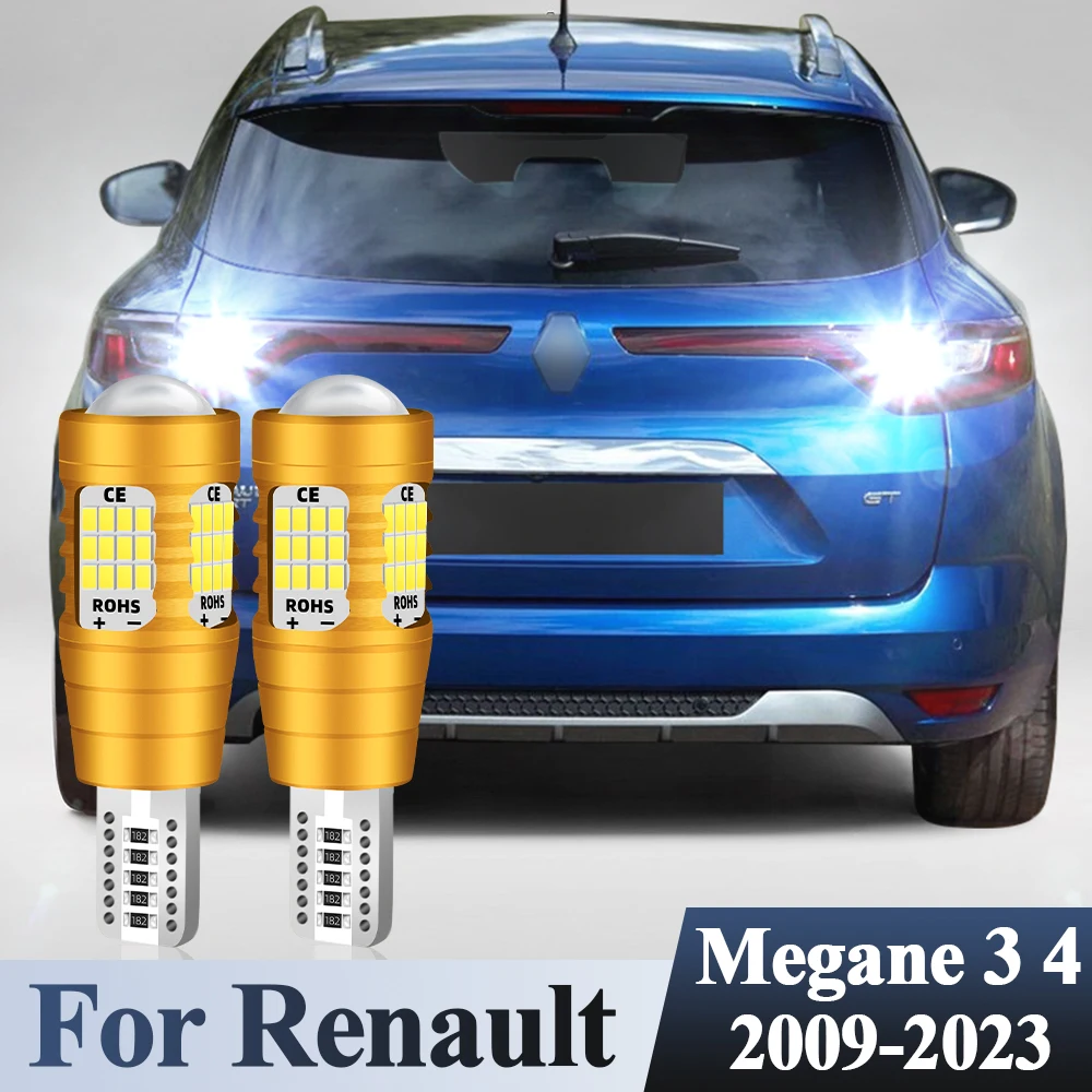 

Светодиодная лампа заднего хода для Renault Megane 3 4 BZ0 BZ1 B9A/K9A/M/N 2009-2023 2013 2014 2015 2016 2017, белая лампа заднего хода
