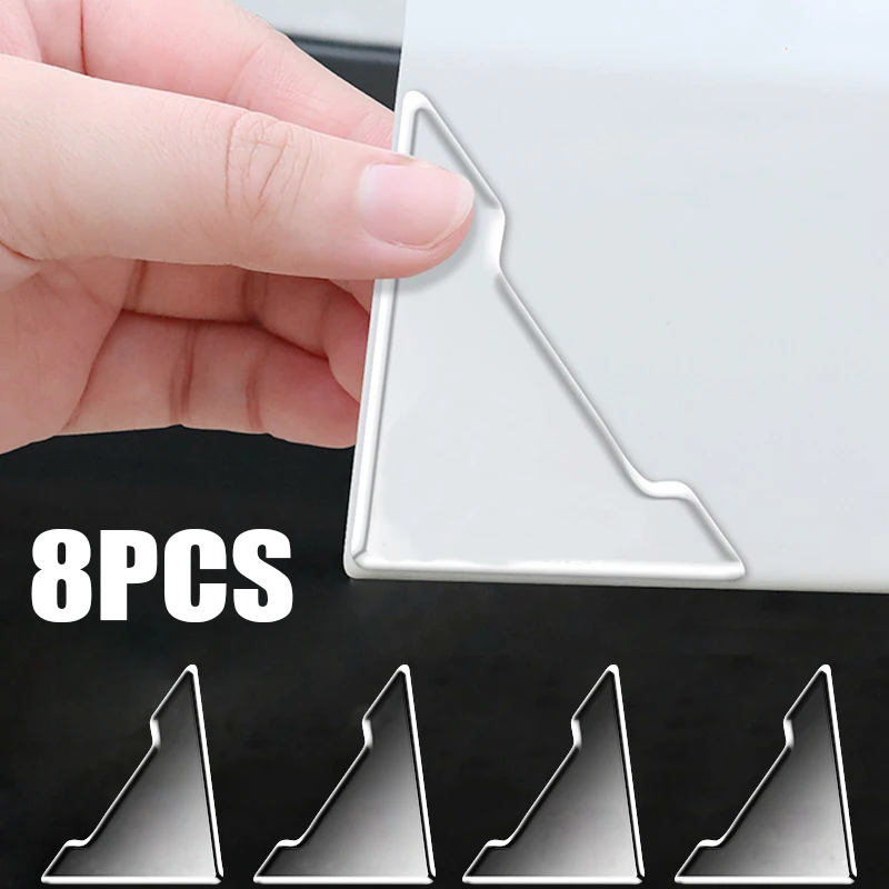Transparent Car Door Corner Sticker Anti-collision Protector Silicone Anti-Scratch Decals Cover Car Door Protection Stickers