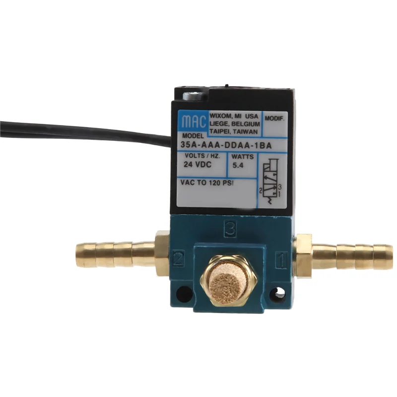 

YWDZ-3X DC 24 В 5,4 Вт ECU 3-портовый электронный электромагнитный клапан управления наддувом 35A-AAA-DDAA-1BA с комплектами фитингов из 9 шт.