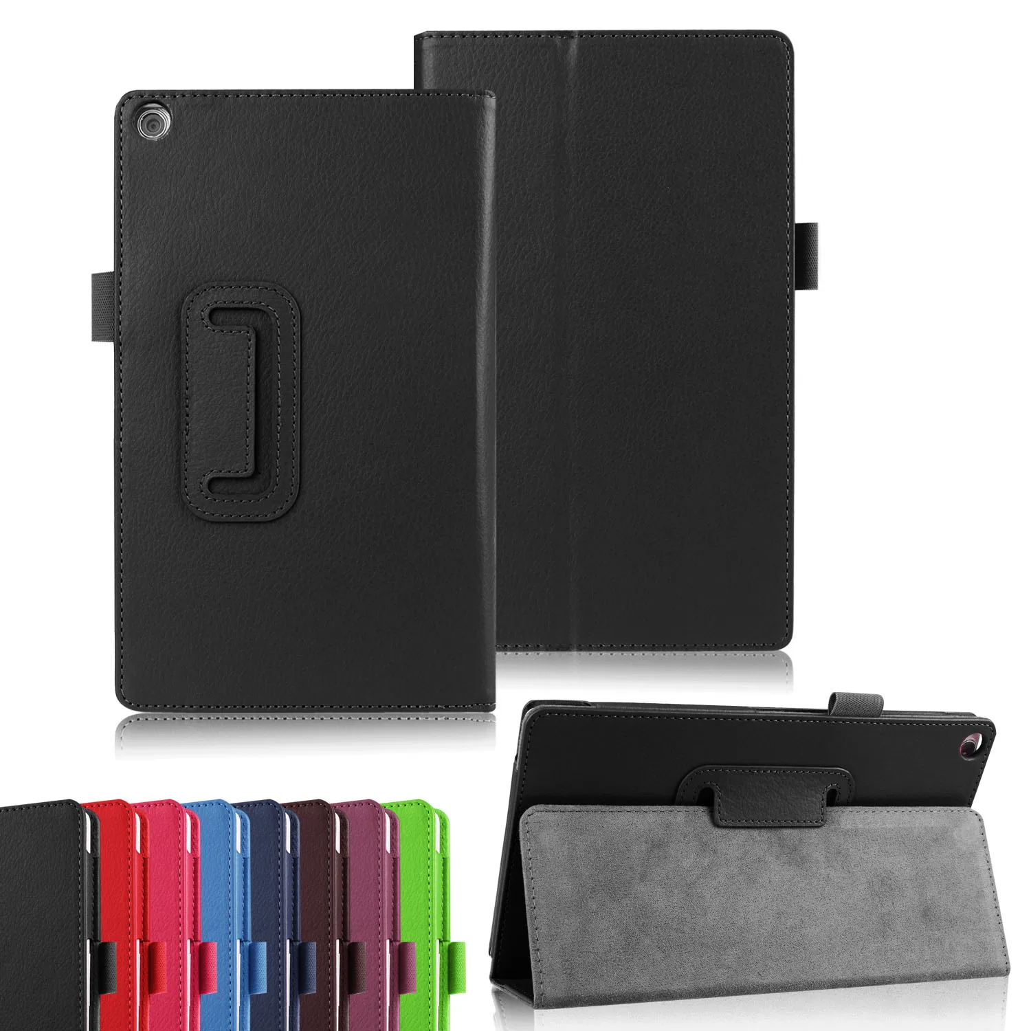 Litchi PU Leather Case for Asus Zenpad 8.0 Z380 Z380C Z380KL P024 Case Flip Stand Tablet Cover Case