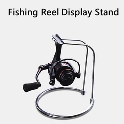 1Pc Fishing Reel Display Stand Bracket Spinning-Reel Rack Stainless Steel Fish Reel Stand Iscas Pesca Fishing Tackle Accessories