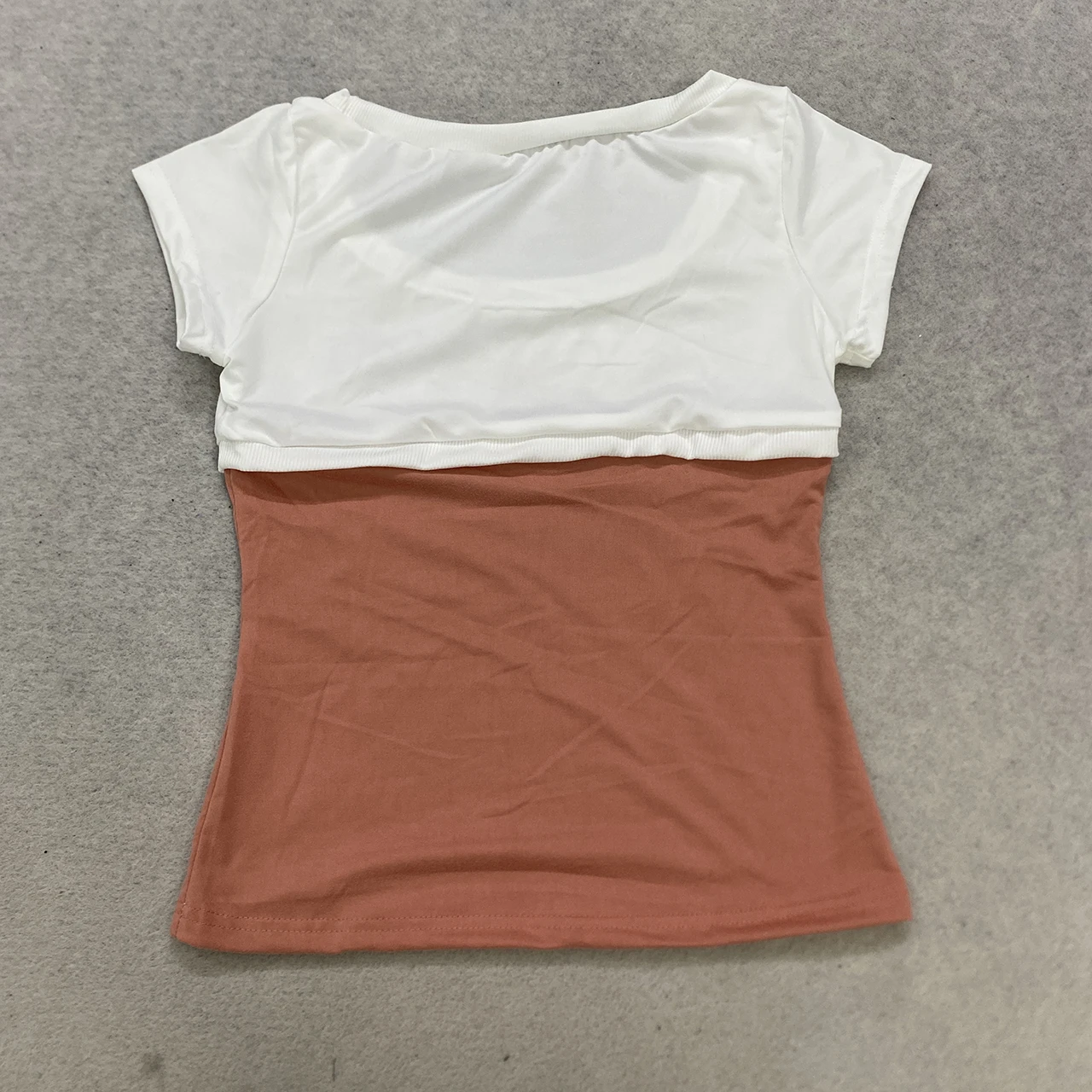 Y2k Damenkleidung, schmales, zweiteiliges Design, Spitze, Blumenmuster, 90er Himekaji Crop-Top, Vintage Punk, Sommer, Kawaii, Emo, schickes, süßes T-Shirt – Detail 2