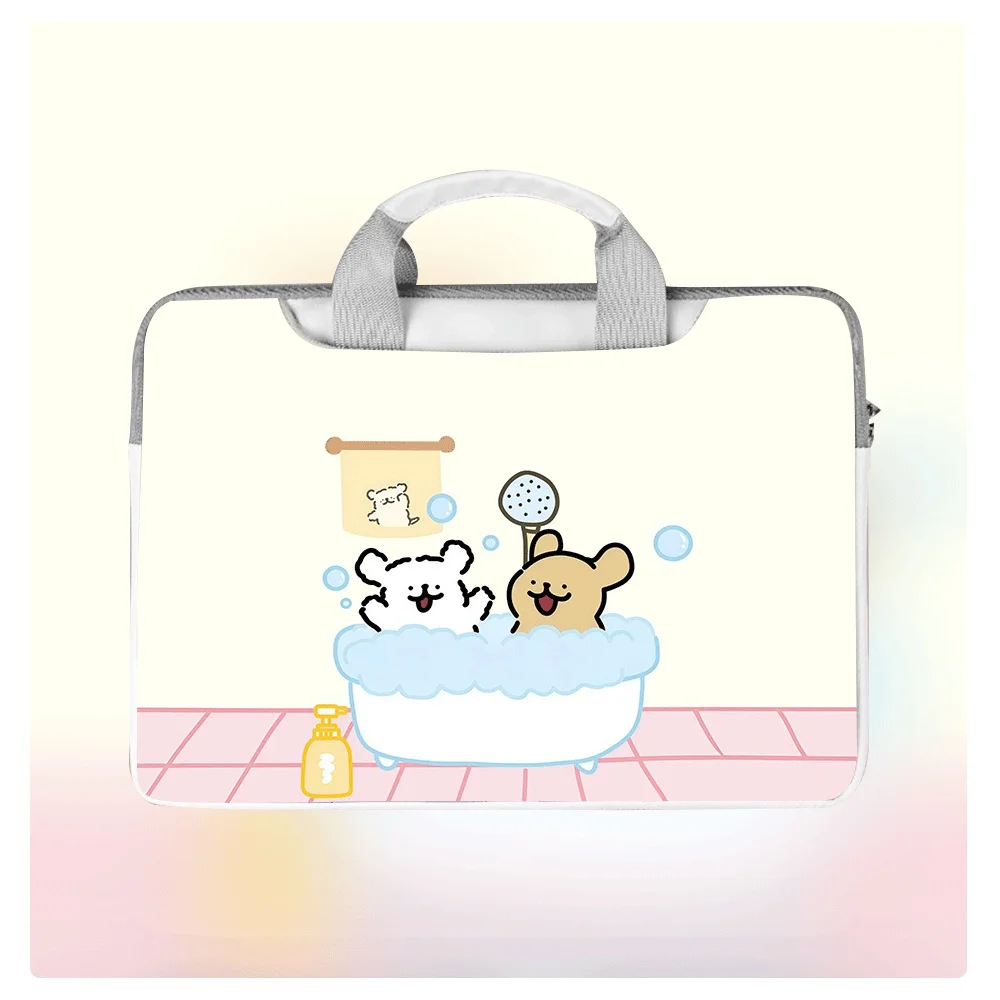 

HD Print Puppy Laptop Crossbody Bag,Custom Design Notebook Sleeve,Waterproof Shockproof 12 13 14.6 15.6 16Inch for All Laptops