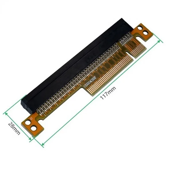 PCI Express PCI-E PCIe 8X to 16X Female Slot Adapter Converter Riser Card for Graphics Card