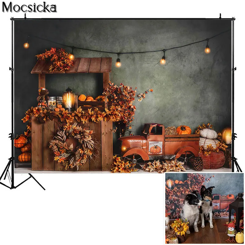 秋の収穫の壁の背景,鳥かご,ポスター,ヴィンテージの葉の装飾,秋の肖像画,写真の背景