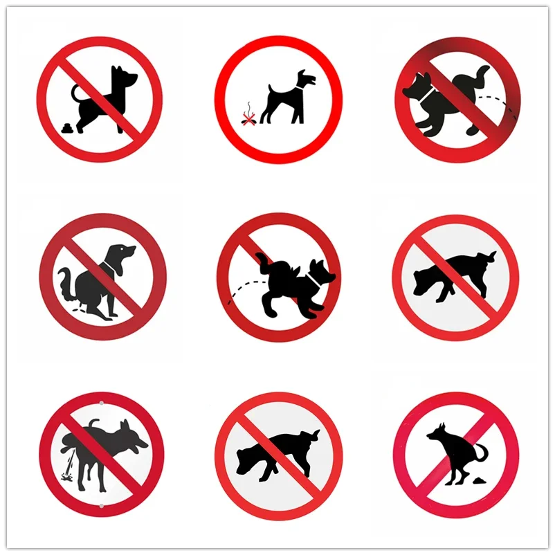 

Warning Sign Dog Peeing Is Forbidden Stickers Decals Vinyl Car Sticker Waterproof Car Decoration