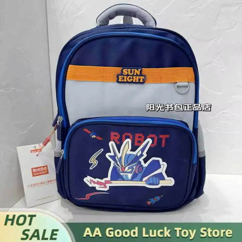 Genuine Sun Eight Hot Cartoon Backpacks Schoolbag High-Capacity Storage Bag Waterproof Students Schoolbag In Stock