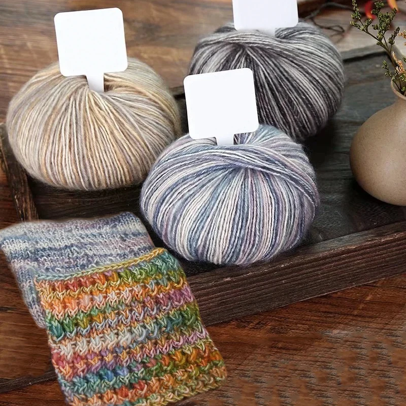 1 Roll 50 Grams Wool Crochet Cotton Thread Hand Knitting Sweater Scarf Yarn DIY Handmade Soft High Quality Sewing Accessories