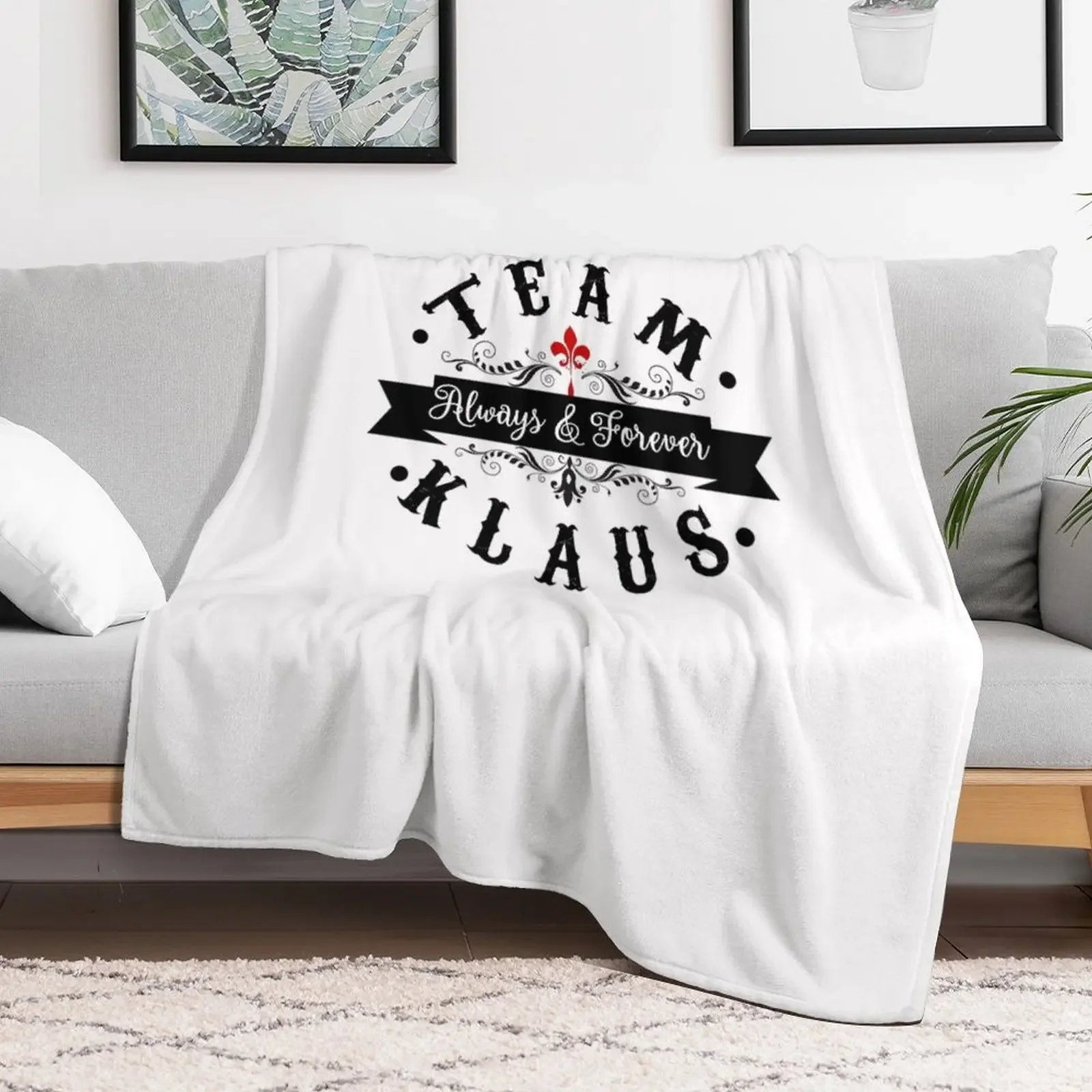 Team Klaus Throw Blanket Summer Cool Breathable Blanket for Sleeping