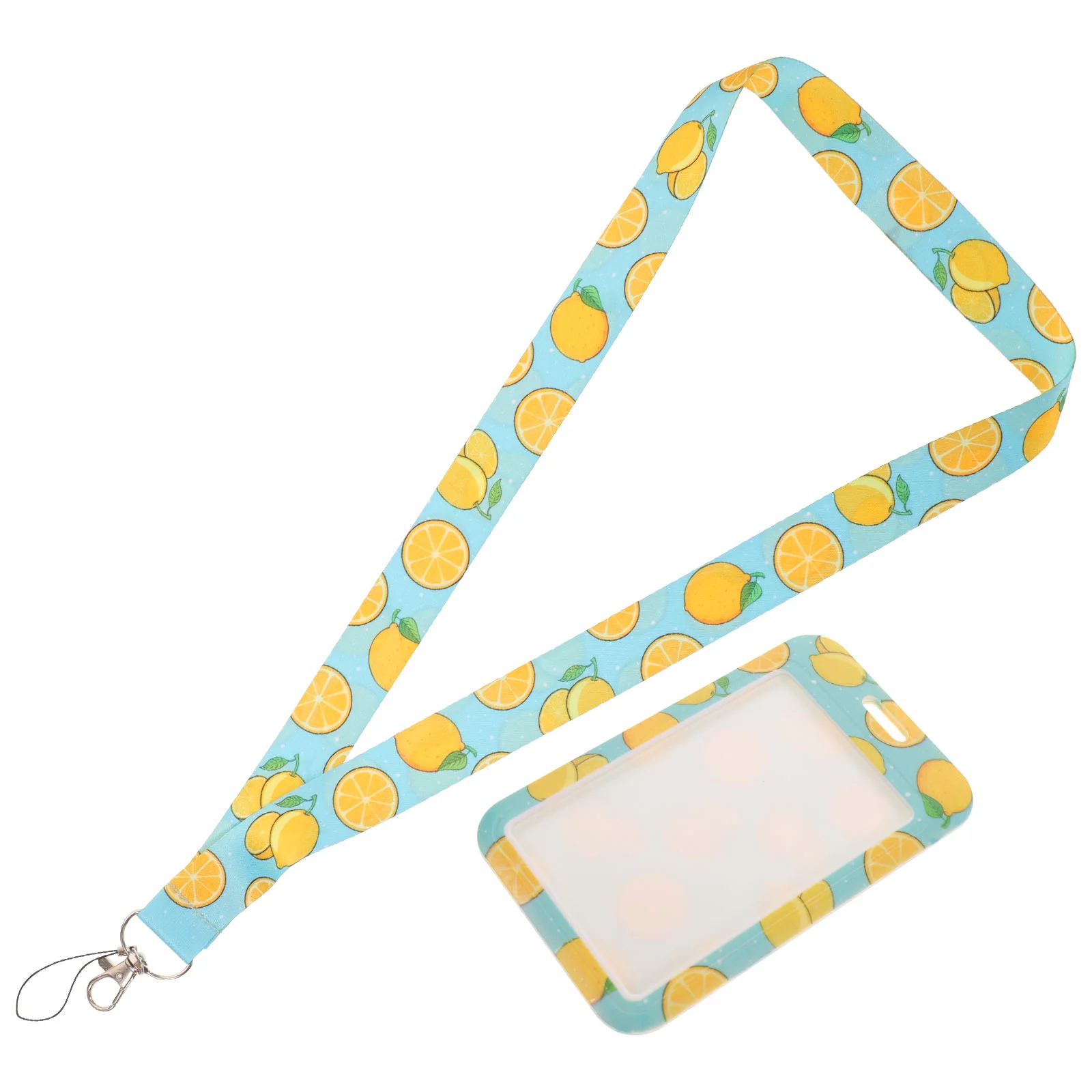 

Lemon Lanyard for Keys Certificate Holder Stand -scratch Card Case Sleeve Lanyards Picture