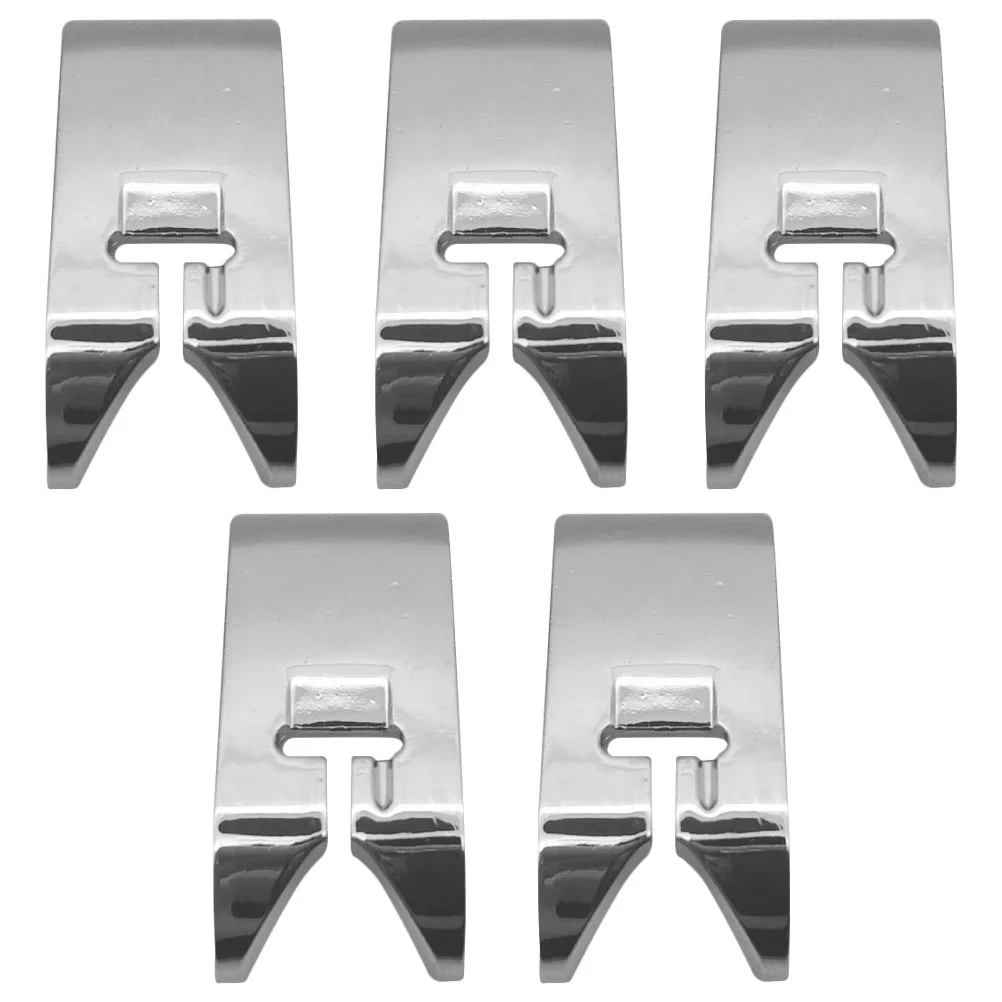 

5pcs Electric Sewing Machine Presser Foot Stainless Steel Universal Multifunctional For Home Sewing Quilting Patchwork Tools
