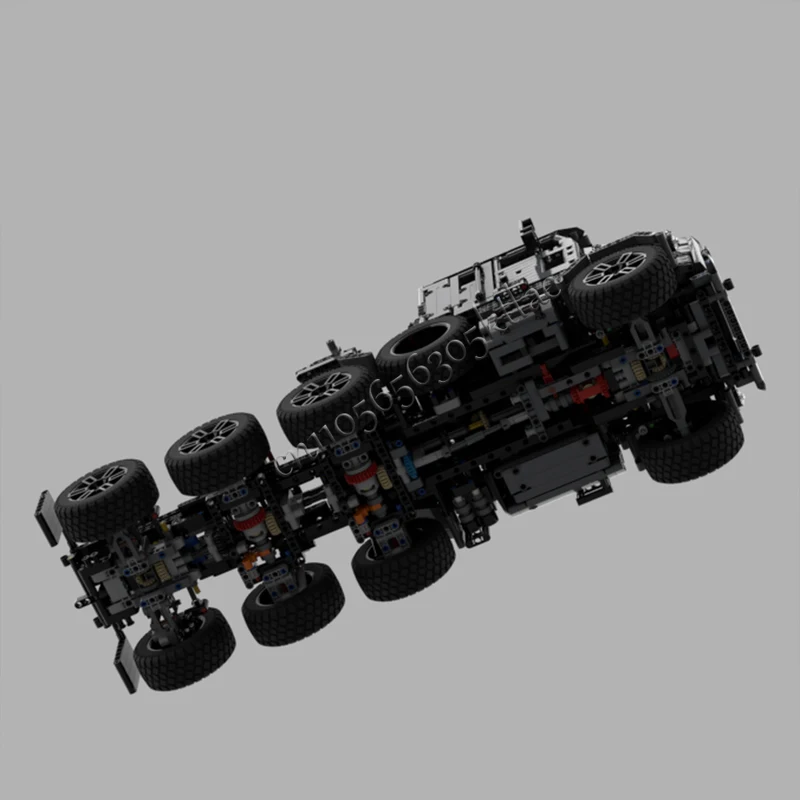 2929Parts M1070 Heavy Cargo Towing Truck Model MOC Buildin Blocks Bricks Creative Assembly Toys Children Surprise Festival Gifts