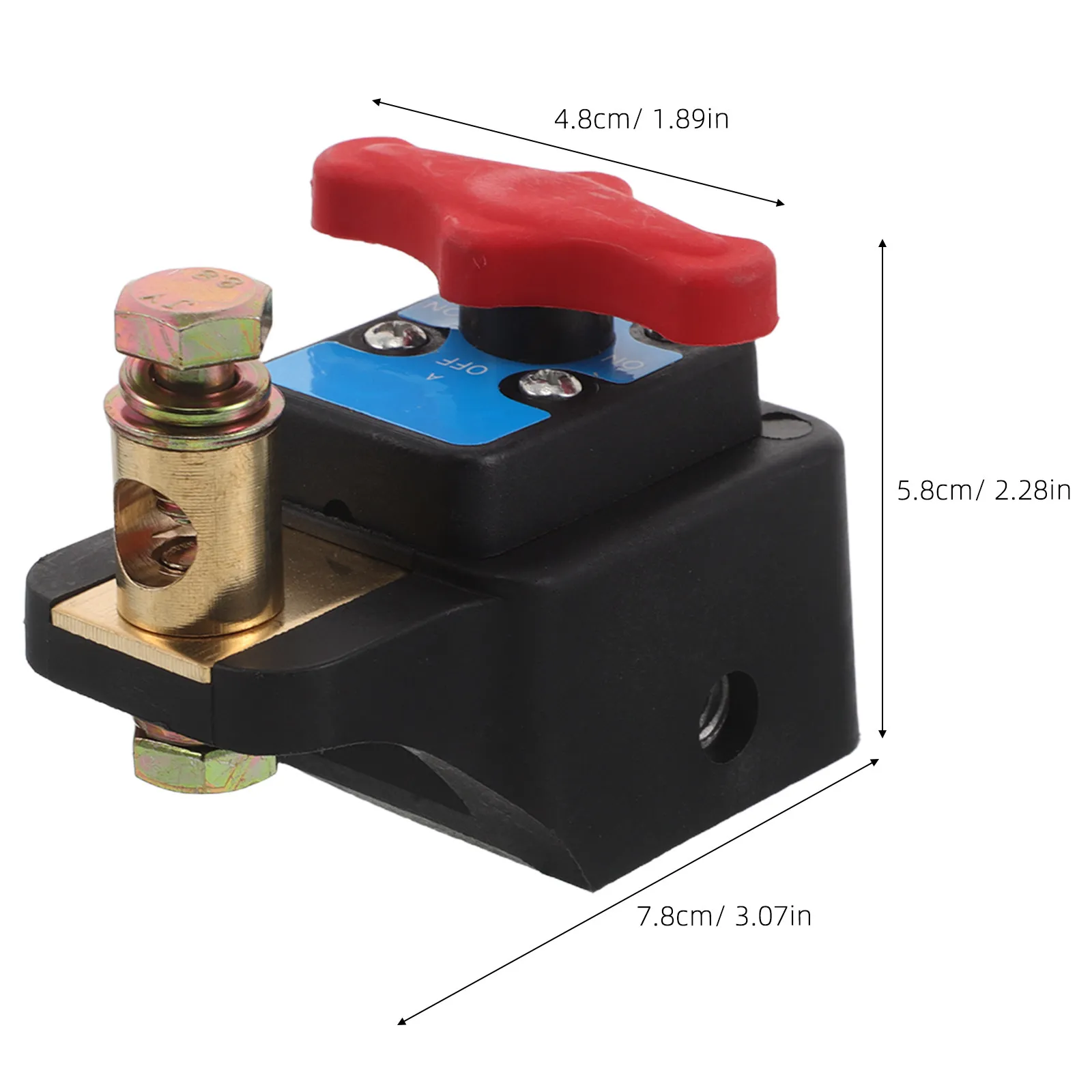 Heavy Duty Truck Battery Disconnect Switch Side Post Automotive Replacement Cut Off Isolator for Tractor Vehicles Battery Quick
